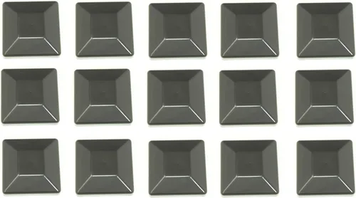 Miniatura 8 de Paquete de 10 tapas de plástico negras para postes de valla de 6 x 6 pulgadas (5 5/8 x 5 5/8) de madera tratada a presión fabricada en Estados Unidos