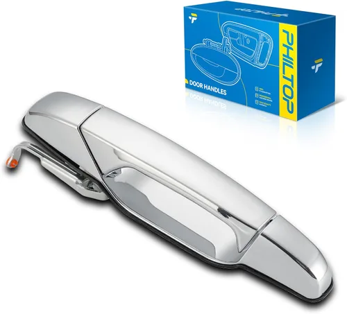 Miniatura 15 de PHILTOP Manija de puerta exterior 3 piezas delantera izquierda y derecha y trasera derecha para Chevy Express 1500/2500/3500, reemplaza # 79320