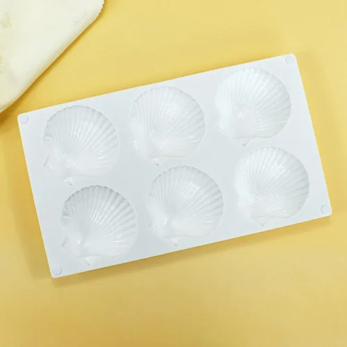Miniatura 8 de Molde para pastel en forma de concha de silicona para hornear galletas, molde para hornear bricolaje, molde para hornear, accesorios de cocina
