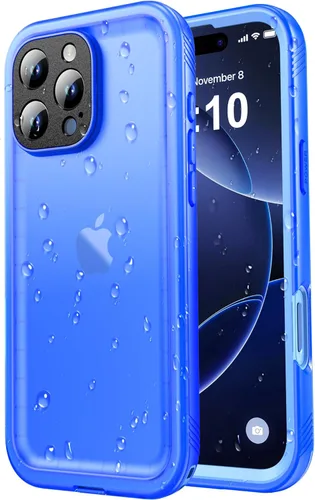 Miniatura 33 de SPORTLINK Funda para iPhone 15 Pro Max, IP68 resistente al agua, protección militar, cuerpo completo, resistente, a prueba de golpes, sellado 360, a