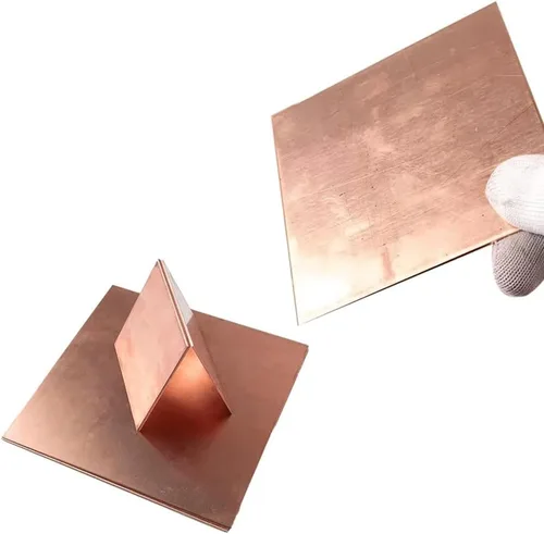 Miniatura 3 de 1 lámina de cobre puro del 99.9% + 3.9 x 3.9 pulgadas, calibre 20 (0.031 in) de grosor para suministros de la industria, proyectos de bricolaje