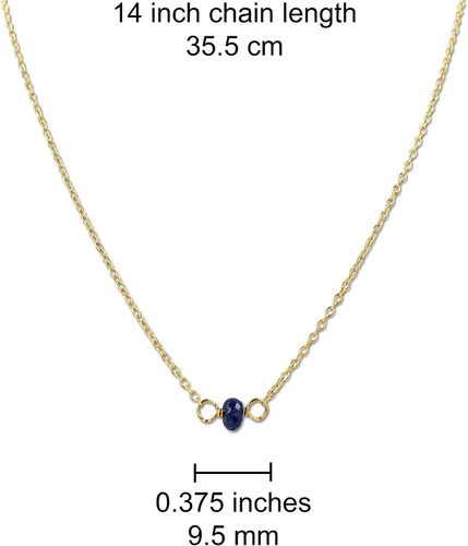 Miniatura 152 de Gargantilla de piedra natal – Regalo de cumpleaños, regalo para niña, mujer, amiga, hija, esposa, mamá, ella, joyas de piedras preciosas para uso