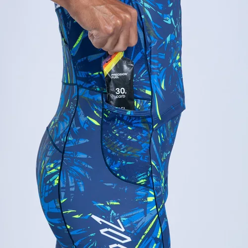 Miniatura 7 de Zoot LTD Tri Aero Fz - Traje de carreras para hombre, manga corta, aerodinámico, ciclismo, carrera, natación, ciclismo, correr, tri, con bolsillos
