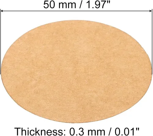 Miniatura 84 de PATIKIL Papel de cartón redondo de 5.9 pulgadas, 25 unidades de círculos de disco en blanco para decoración de fiestas, manualidades, manualidades