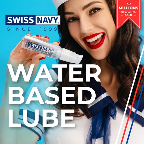 Miniatura 2 de Swiss Navy Lubricante Premium a Base de Agua - 2 oz - Gel Lubricante para Hombres, Mujeres y Parejas - Seguro para Juguetes - Fórmula que No Mancha