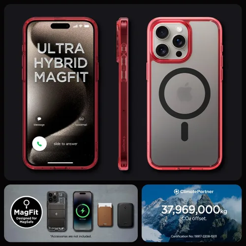 Miniatura 439 de Spigen Funda para iPhone 13 Mini, ultra híbrida MagFit [antiamarilleo] [compatible con Magsafe] - Transparente