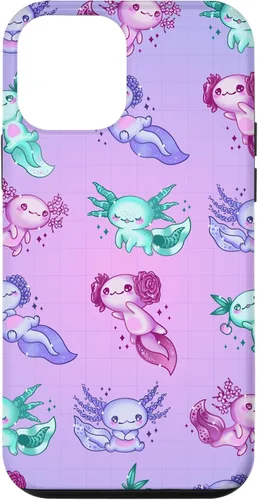 Miniatura 16 de Funda con patrón Axolotl para iPhone 12/12 Pro