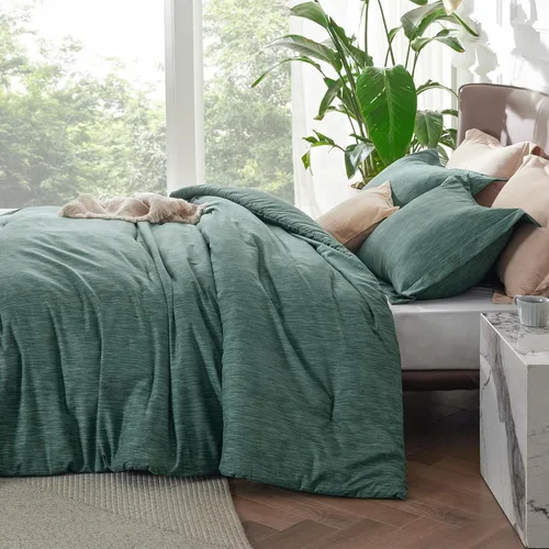 Miniatura 114 de Bedsure Juego de edredón Twin/Twin XL, ropa de cama suave beige para todas las estaciones, juego de cama teñido catiónico, 2 piezas, 1 edredón