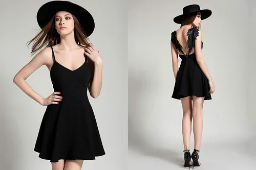 Miniatura 5 de 1 par de alas de ángel 3D bordadas, de encaje, para escote, aplique para coser en parches, negro, pequeño 1 par negro Small
