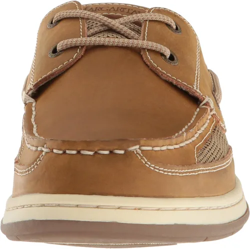 Miniatura 2 de Margaritaville Zapato náutico de encaje para hombre, color marrón claro, talla 9.5 de EE. UU