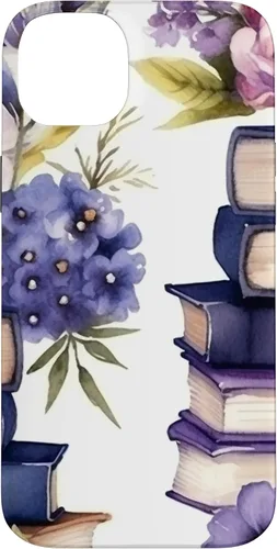 Miniatura 15 de Funda para iPhone 12 Pro Max Book Lover Purple Flower