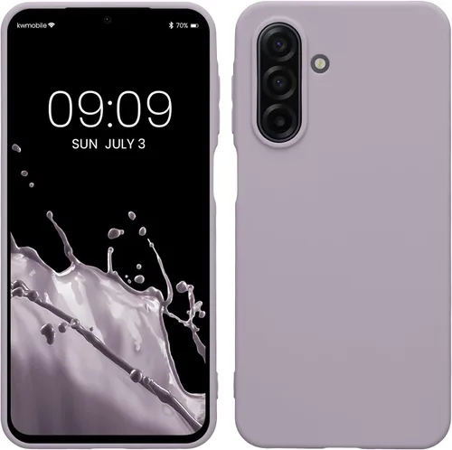 Miniatura 230 de kwmobile Funda compatible con Samsung Galaxy A23 4G / 5G - Funda de silicona TPU metálica suave y delgada - Rojo oscuro metálico
