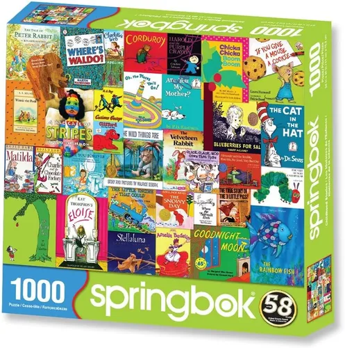 Miniatura 2 de Rompecabezas Springbok de 1000 piezas "Historias de la Infancia" para adultos y niños, con portadas de libros de algunas de tus tiendas favoritas