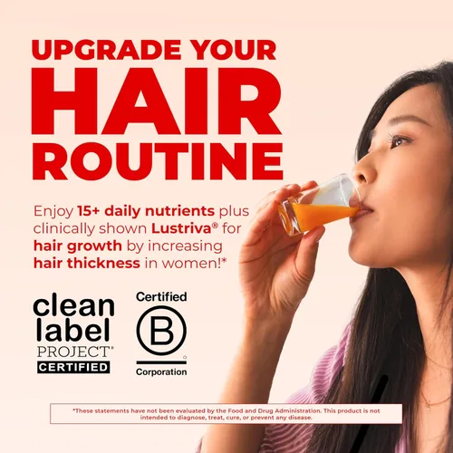 Miniatura 2 de MaryRuth Organics Multivitamínico líquido+crecimiento del cabello Biotina 10000mcg Suplemento para el crecimiento del cabello Lustriva