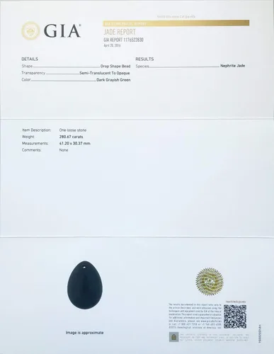 Miniatura 7 de Polar Jade Huevo de piedra hecho de jade nefrita, tamaño mediano (1.693x1.181 in), perforado, con cuerda sin encerar e instrucciones