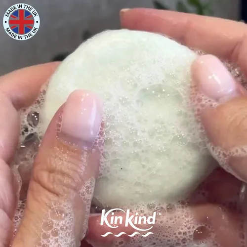 Miniatura 5 de KinKind NOURISH me! Set de barra de champú y acondicionador Barras de champú y acondicionador de aceite de argán y aceite de coco para hidratación