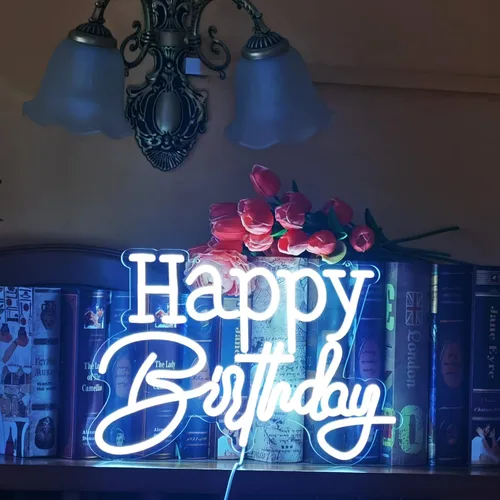 Miniatura 6 de Letrero de neón LED blanco para decoración de pared, fiesta, dormitorio, habitación, bar, boda, hogar, cumpleaños, decoración de Navidad, regalo