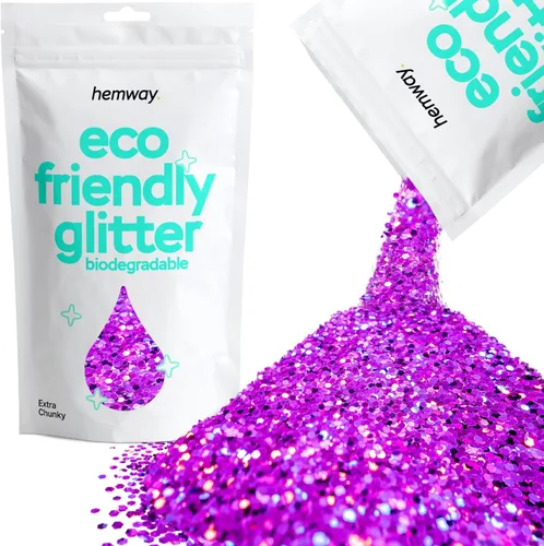 Miniatura 24 de Purpurina biodegradable, holográfica plateada, 3.5 onzas, respetuosa con el medio ambiente, extra gruesa, bioecológica, vegana para festivales