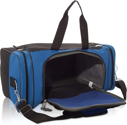 Miniatura 14 de Bolsa de lona, de DALIX, para el gimnasio, para viajar, 17 pulgadas