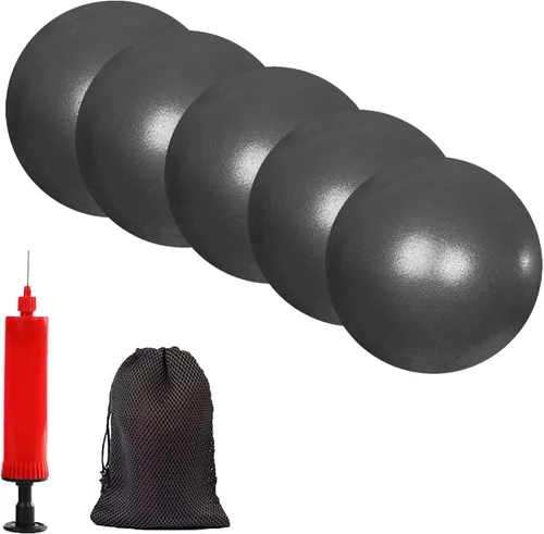 Miniatura 7 de Pelota de ejercicio de pilates de 6 pulgadas para yoga, Barre, fitness y terapia física, mini pelota de equilibrio suave para entrenamientos