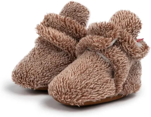 Miniatura 209 de Sawimlgy - Botines de algodón antideslizantes para recién nacido, con agarre, para cuna o para el invierno