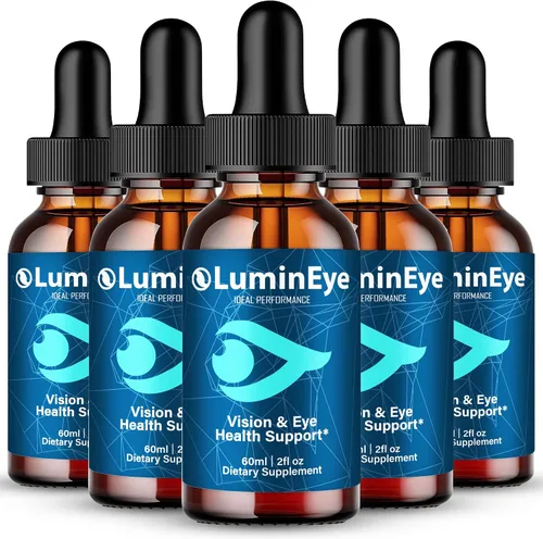 LuminEye Drops, gotas oficiales de suplemento de salud ocular LuminEye, máxima fuerza, bienestar visual natural y vista cristalina, cuentagotas