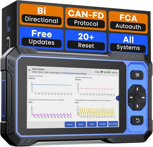 MUCAR 682 Herramienta de escaneo bidireccional con asistencia de IA OBD2, escáner para todo el sistema del automóvil, herramienta de diagnóstico de