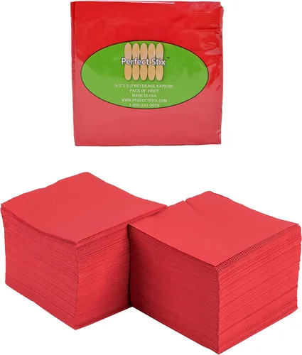 Miniatura 9 de Servilletas perfectas de 2 capas. 100ct servilletas de papel para cóctel. Dos capas., Negro, 100