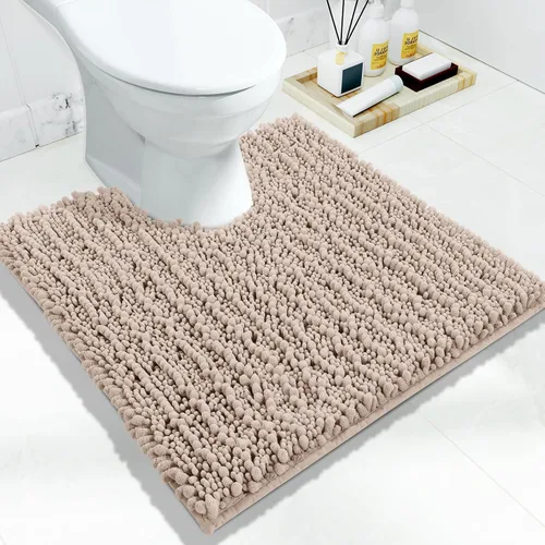 Miniatura 107 de Yimobra Alfombras de Baño Antideslizantes Lavables - Alfombra de Baño de Chenilla Ultra Suave Absorbente, Alfombra Peluda de Secado Rápido para Negro