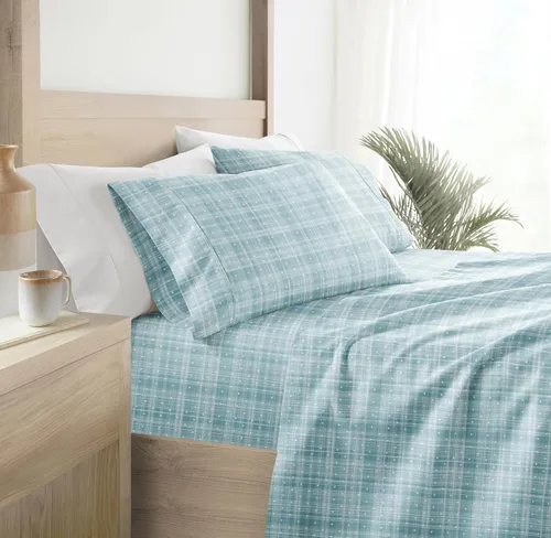 Miniatura 52 de Juego de sábanas de 4 piezas para cama King de Linen Market (corazones azul marino) - Duerma mejor que nunca con estas sábanas ultrasuaves y My