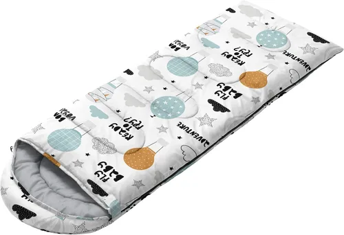 Miniatura 2 de Saco de dormir para niños y niñas, globo aerostático, ligero, cálido, portátil, para interiores y exteriores, impermeable, resistente al clima frío