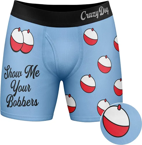 Miniatura 2 de Calzoncillos tipo bóxer para hombre, diseño sarcástico, divertido y de pesca sexual, chiste, ropa interior para chicos
