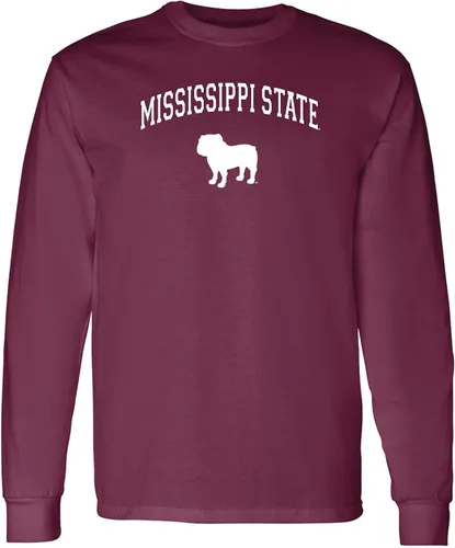 Miniatura 58 de NCAA oficial de College – University Team Color Arco Logo Manga Larga