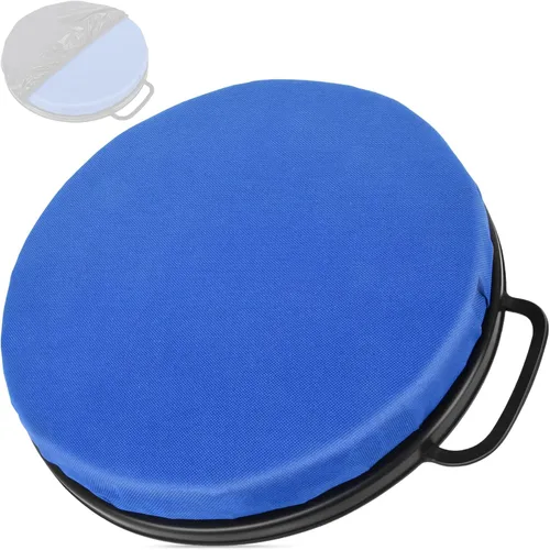 Miniatura 15 de WarBull Asiento de cubo de 5 galones, asiento giratorio de 360 grados, tapa de asiento de cubo con funda impermeable para caza de pato paloma