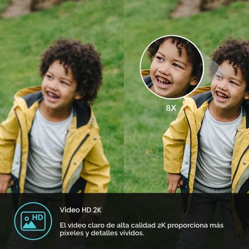 Miniatura 3 de Kasa Smart - Cámara de seguridad 2K QHD para exteriores con cable, IP65, sensor Starlight y visión nocturna de 30 m, detección