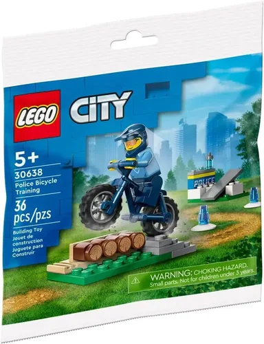 Lego Entrenamiento en bicicleta de la policía de la ciudad 30638