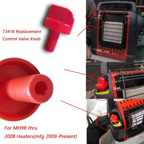 Miniatura 5 de 73418 Repuesto perilla de válvula de control para calentadores Buddy MH9B hasta 2008, 2 piezas