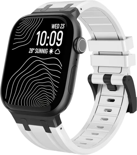 Miniatura 14 de Raycarrey AP - Correas deportivas de lujo para Apple Watch Band Ultra 3/2/1 1.929 in 1.811 in 1.772 in 1.732 in 1.654 in 1.614 in 1.575 in 1.496 in