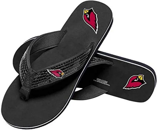 Miniatura 41 de FOCO Womens NFL Team Logo Sequin Strap Sandals Flip Flops