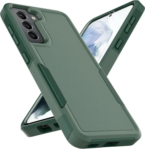 Miniatura 10 de Funda para Samsung Galaxy S21 Plus: funda protectora de doble capa resistente para teléfono celular a prueba de golpes con protector de pantalla