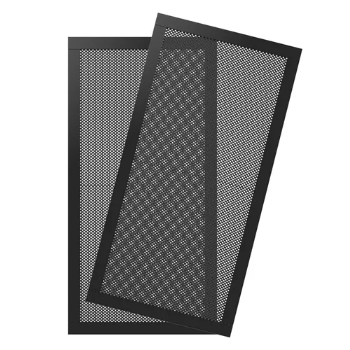 MoKo Filtro de polvo de 4.724 x 9.449 in para ventilador de computadora, paquete de 2, marco magnético, ventilador de PC, malla contra polvo, filtro