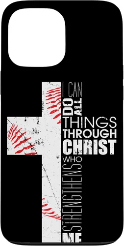 Miniatura 24 de iPhone XR Baseball Phone Cases Teen Boys Coaches Christian Cross Regalos Case