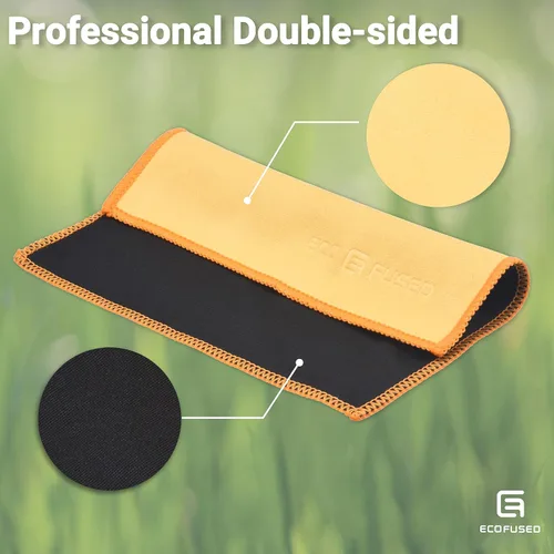 Miniatura 9 de Eco-Fused Paños de limpieza de microfibra de doble cara, paquete de 5, 6.6 x 6.2 pulgadas, paño de microfibra y gamuza para teléfonos inteligentes