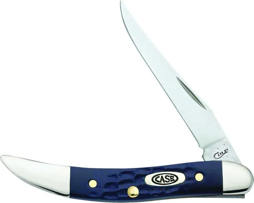 Miniatura 13 de Case XX WR Navaja de bolsillo pequeña Texas Toothpick Blanca con estrellas y rayas sintéticas, artículo #39912 (410096 SS) 7.6 cm cerrada, fabricada