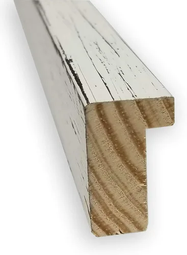 Miniatura 10 de Amanti Art Espejo de baño blanco para sobre el fregadero, 32 x 45 pulgadas, espejo de tocador rectangular blanco esbelto, marco de madera moderno