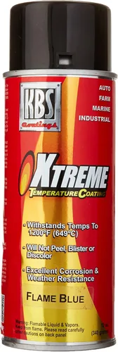 Miniatura 6 de KBS Coatings - Recubrimiento de temperatura Xtreme, color negro azabache , Acero inoxidable