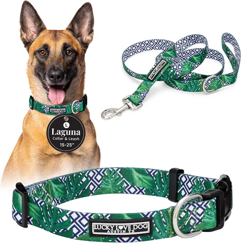 Miniatura 87 de Lucky Love Dog - Collar para perras pequeñas, diseño Blackbird de estampado alegre con flores de primavera y verano, talla XS
