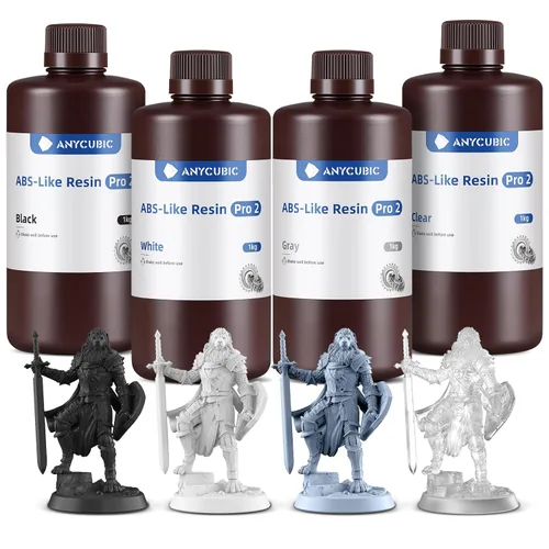 Miniatura 16 de ANYCUBIC ABS-Like Resin Pro 2, Resina de impresora 3D de 8K actualizada con resistencia y durabilidad mejoradas, alta precisión, bajo olor, amplia