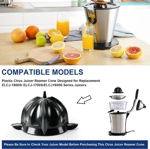 Miniatura 2 de Piezas de repuesto para exprimidor de cítricos Eurolux, piezas de exprimidor de jugo de limón de naranja, exprimidor de cono