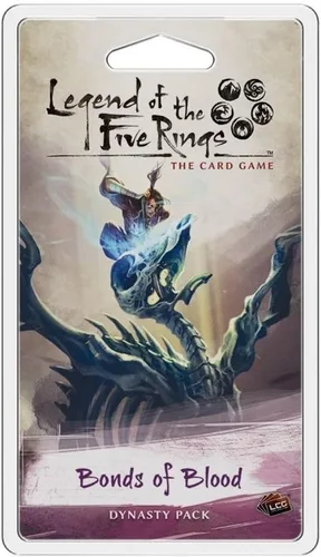 Legend of The Five Rings: The Card Game Bonds of Blood Dynasty Pack - Juego de estrategia táctica para niños y adultos, mayores de 14 años, 2